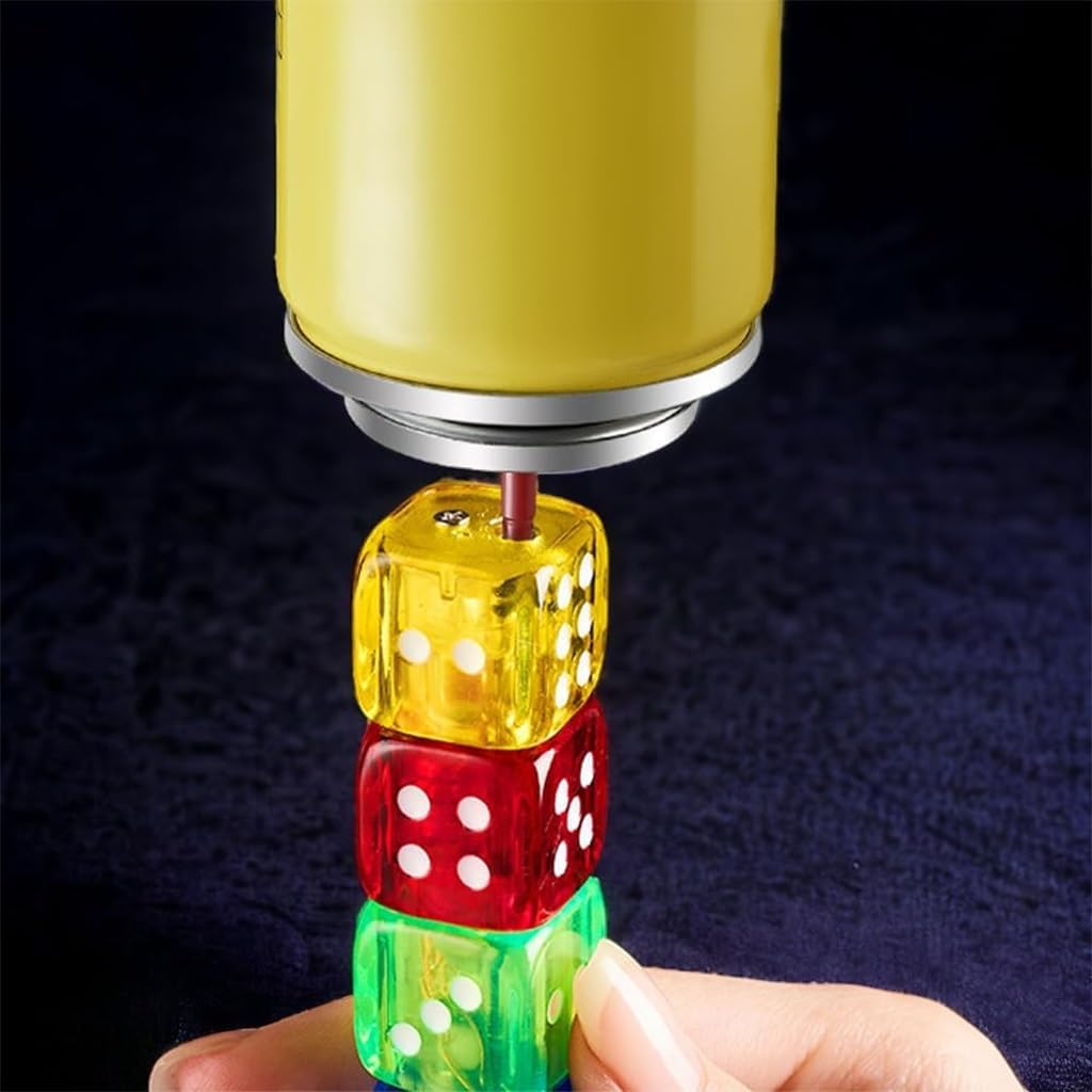 Led Işık  Döner Gövde Zar Tasarım Çakmak