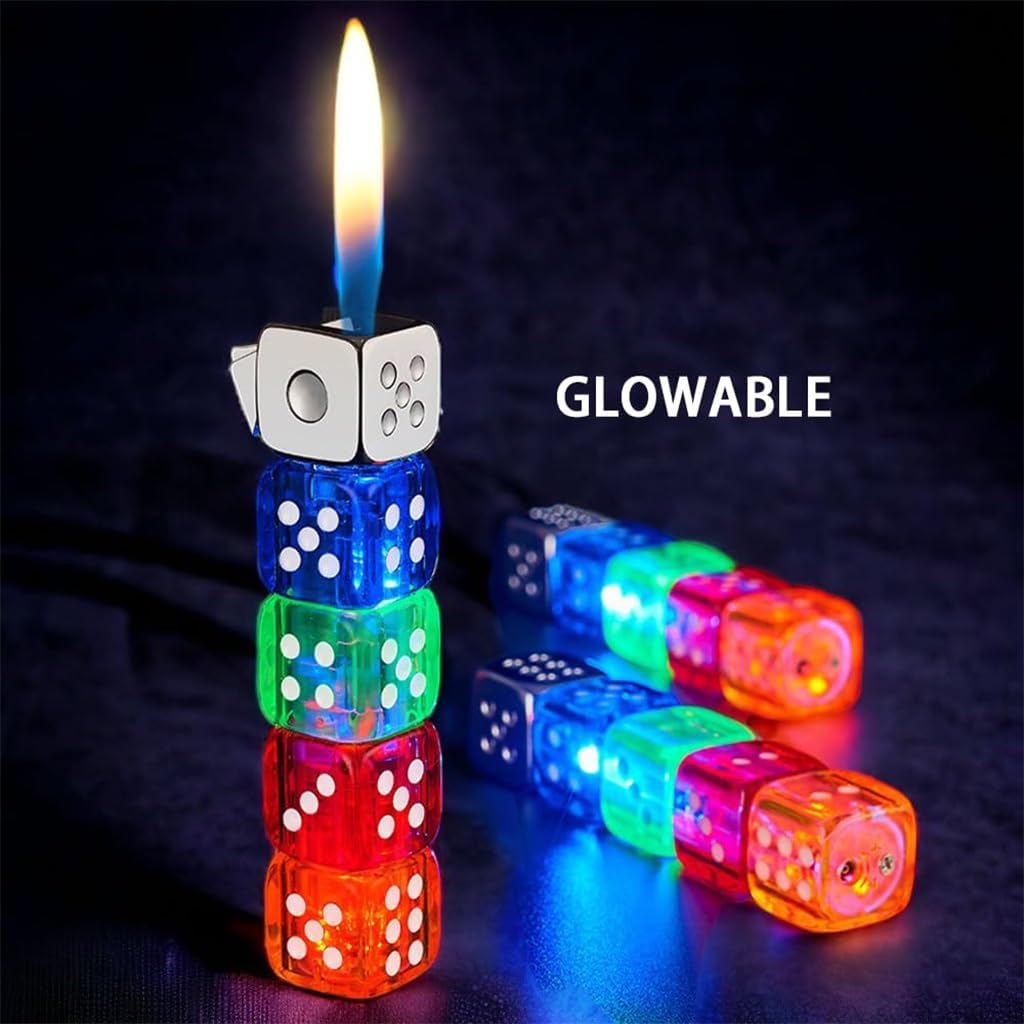 Led Işık  Döner Gövde Zar Tasarım Çakmak