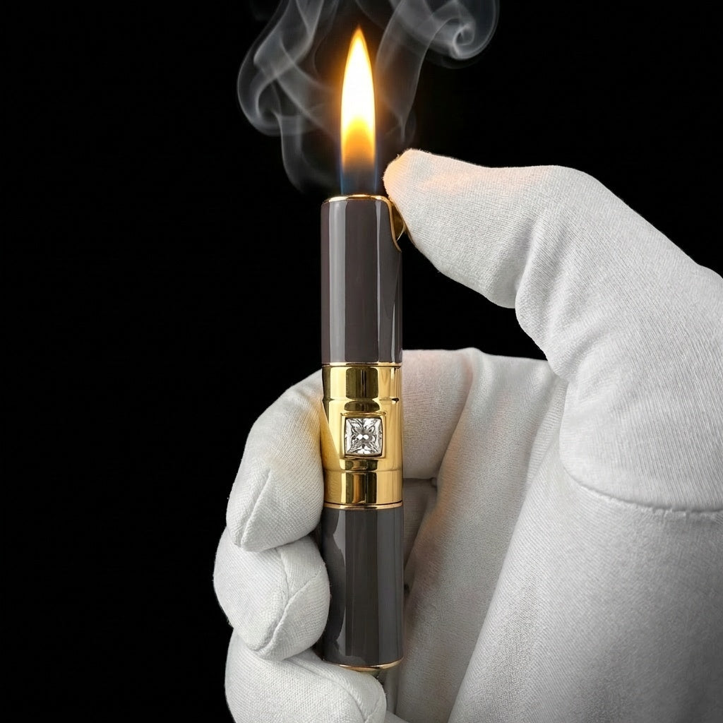 Tek Taş İnce Tasarım Lüks Çakmak