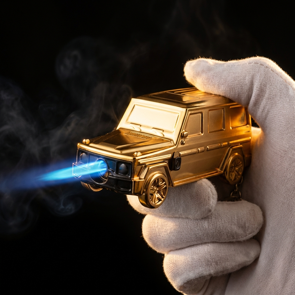 Anahtarlık Eklentili Lüks Jeep Çakmak